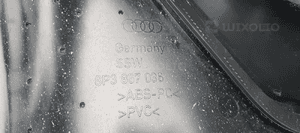 Boczek tapicerka prawy tył tylna prawa Audi A3 8P 3D 8P3867036 5