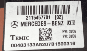 Mercedes-Benz W211 Skrzynka / Moduł BEZPIECZNIKÓW SAM 2115457701 4