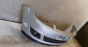 Zderzak przód przedni do ford fiesta vi MK.6 lift fl 62 srebrny halogeny 6
