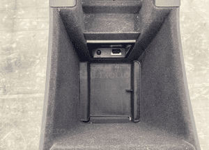 Podłokietnik tunel środkowy aux usb volvo XC60 i lift skóra 8
