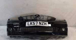 Zderzak przód przedni do mercedes b klasa W245 pdc czujniki halogen czarny 040 1