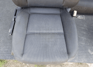 Fotele Fotel Kanapa Nieskladana Welur Czarne Soul Podlokietnik Audi A4 B6 Sedan Komplet 22