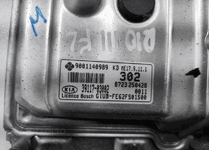 Komputer sterownik silnika kia rio iii 1.2 benzyna 39117-03002 2014-2017 5
