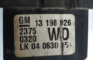Opel Astra H III 3 Zafira B  włącznik przełącznik świateł 13205865 LB WD WC Auto 4
