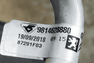 Przewód klimatyzacji peugeot 208 i 1.2 thp 9814628880 2015-2019 lift 5