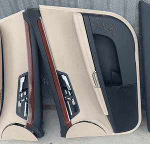 MERCEDE s 221 designo fotel przód  przedni tapicerka drzwi boczek krem 11