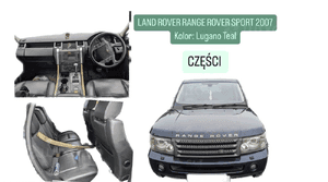 Land Rover Range Sport 2007 276DT Lugano Teal Wał koło pasowe pompa wspomagania pompa paliwa filtr 1