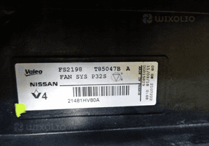 Nowy wentylator renault 18 19-ORYGINAŁ 21481HV80A 5