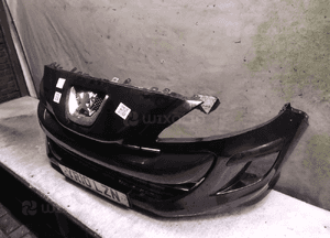 Zderzak przód przedni do peugeot 308 ktvd exl czarny halogeny 3