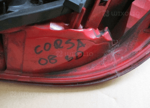 Lampa lewa tył opel corsa d 3 drzwi 4