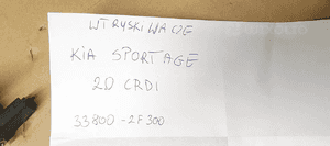 Wtrysk wtryskiwacz wtryskiwacze wtryski paliwa Kia Sportage III 2.0 CRDI 33800-2F300 12
