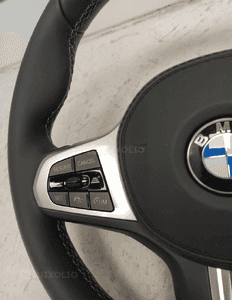 Bmw F40 G20 G21 G22 G23 kierownica multifunkcyjna niebiesko czerowna nić 4