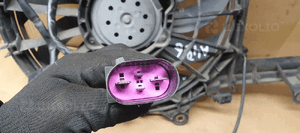 Wentylator chłodnicy wiatrak Audi A4 B6 8E0121205 6