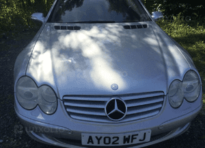 Maska Zderzak Reflektory Błotniki Wzmocnienie Belka Pas Przedni Lampy Mercedes SL500 SL350 R230 22