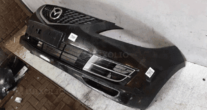 Zderzak przód przedni mazda 6 gh 2 gen. czarny 16W grill 3