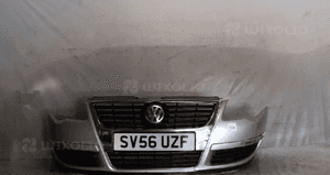 Zderzak przód przedni do vw volkswagen passat B6 LA7W srebrny 1
