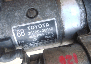 Toyota Avensis Auris Verso 2.0 2.2 D4D 1AD 2AD rozrusznik 28100-0G040 3