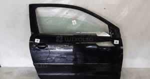 Drzwi przód przednie prawe vw volkswagen polo 9N3 lift fl LC9Z czarne 3D 3 drzwi hb 1