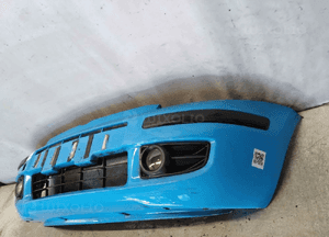 Zderzak przód przedni fiat panda 734 niebieski halogeny 3