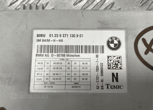 BMW F30 F31 MODUŁ STEROWNIK FOTELA 9371130 2