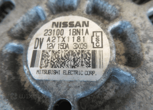 Alternator infinity fx ii lift QX70S 3.0D V6 240KM FX30d 23100-1BN1A 2012 7