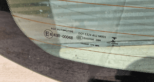 Opel corsa f 2020 szyba tylna klapy tył 2