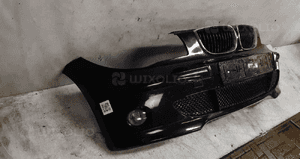 Zderzak przód przedni do bmw serii 1 E87 halogeny schwarz ii czarny 4