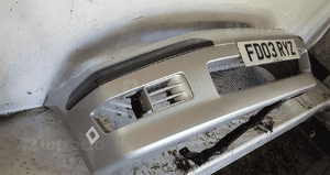 Zderzak przód przedni do mitsubishi space wagon halogeny srebrny 3