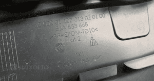 Skoda rapid atrapa gril zderzaka przód 5JA853668 6