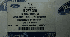 Trzecie światło stop ford kuga MK2 13-19 CJ54-13A601-AD 6