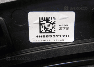Audi Q8 sline listwa nakładka błotnika lewy przód 11