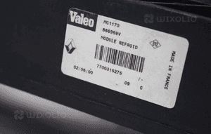 Wzmocnienie czołowe pas przedni obudowa wentylatora RENAULT MASTER II OPEL MOVANO 2.5 DCI 7700315275 3