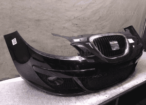 Zderzak przód przedni seat altea LC9Z czarny halogeny 2