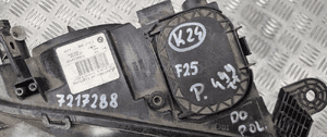 Bmw F25 lampa prawa przód 7217288 km i 13