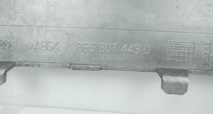 Audi A4 B7 sedan 2004- listwa ozdobna dokładka zderzaka tył 8E5807443D 5