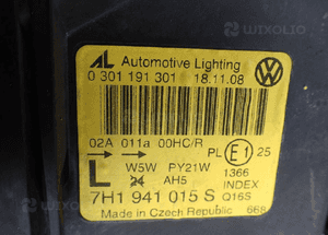 Lampa lewy przód vw T5 7H1941015S 4