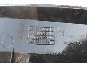 Atrapa grill passat B5 lift 3B0853651L 5