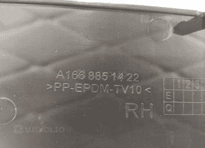 MERCEDES GL W166 Kratka zderzaka R - 15860 5
