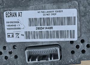 Renault Koleos I  monitor wyświetlacz Ecran A7 28034-1448R 3