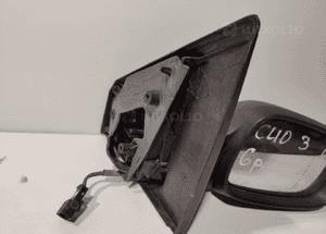 Lusterko prawe renault clio iii  6 pin czarny mat 4