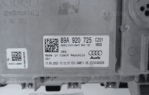 Licznik virtual zegary lcd audi Q4 e-tron 89A 6