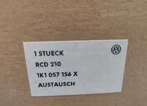 Radio RCD210 Volkswagen Golf 1K1057156X 5