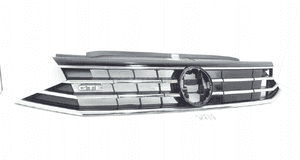 Vw passat B8 gte lift 2019- grill atrapa zderzaka przód 3G0853653P 2