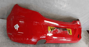Zderzak tył tylny do opel corsa d kod kolor Y547 czerwony 4