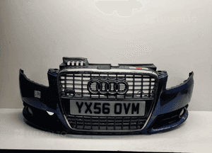 Zderzak przód przedni do audi A4 B7 s-line LZ5C niebieski halogeny 1