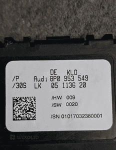 VW Golf V Touran Audi A3 Seat Altea Octavia modul pod kierownice 1K0953549  BB BC D B A G 8P0953549 8
