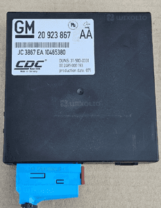 Opel Astra J 4 IV moduł sterownik zawieszenia 20923867 AA