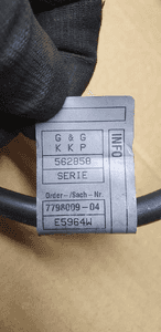 Kabel plusowy alternatora rozrusznika przewód BMW I E87 7798008 5