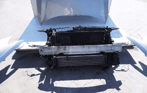 Przód maska zderzak chłodnice lampy błotniki belka audi A6 C7 LY7G 3.0 tdi 8