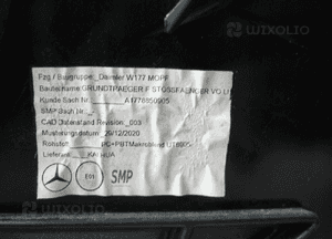 Mercedes W177 lift nowy kompletny zderzak przedni bez pdc polarweiss 16